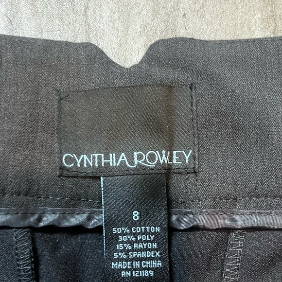 Cynthia Rowley Pia Flare Grey Cut to fit straight through hips NWT Size 8 - Picture 2 of 7